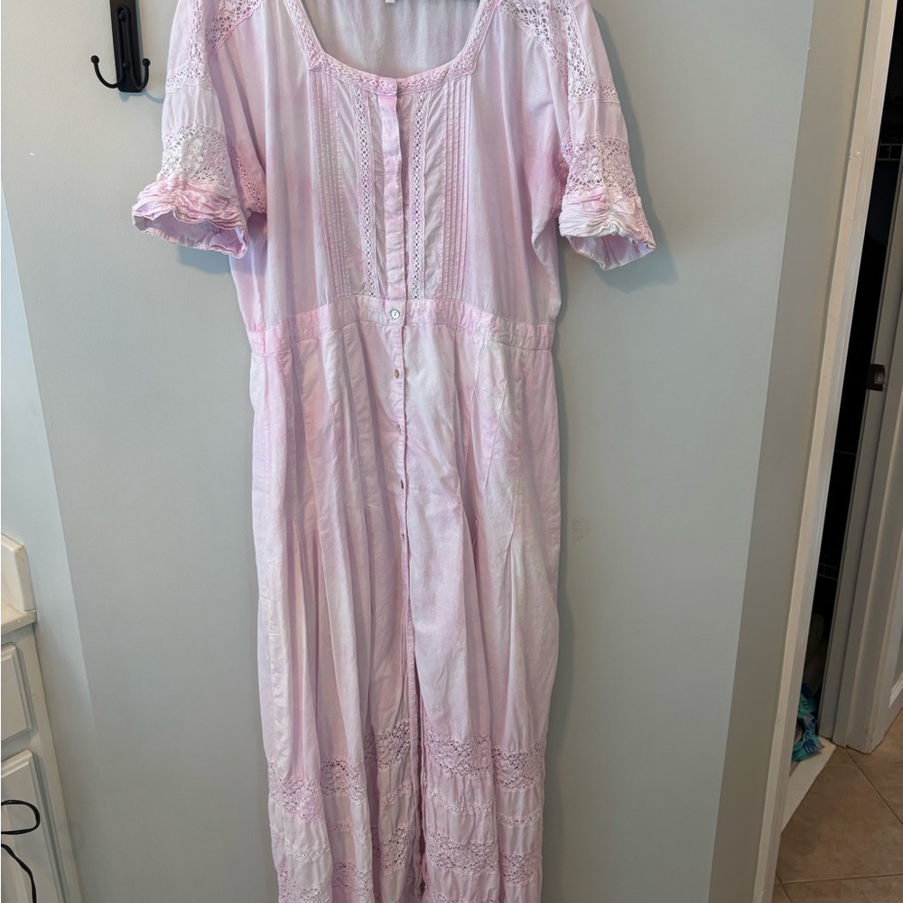 LoveShackFancy hand dyed dress.
